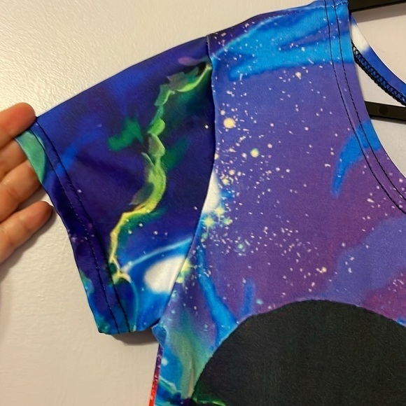 Rick and Morty Universe Planet Bodycon Mini Graphic Dress size L - Picture 6 of 15